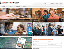 Tablet Screenshot of gynzone.dk